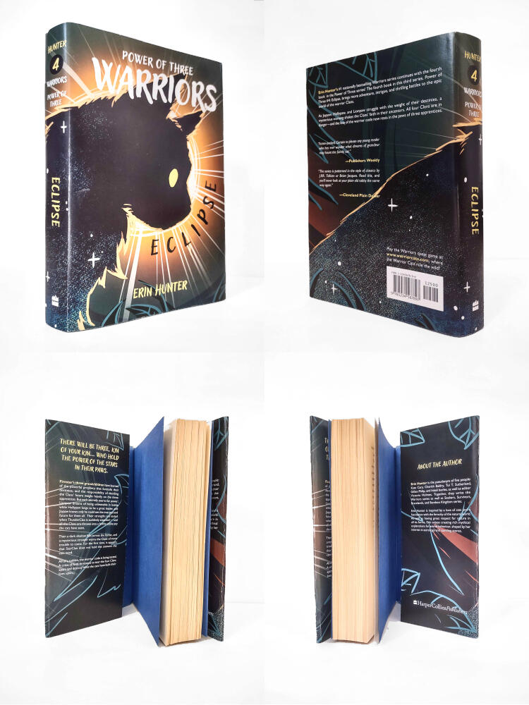 Dust jacket redesign project of Warrior Cats